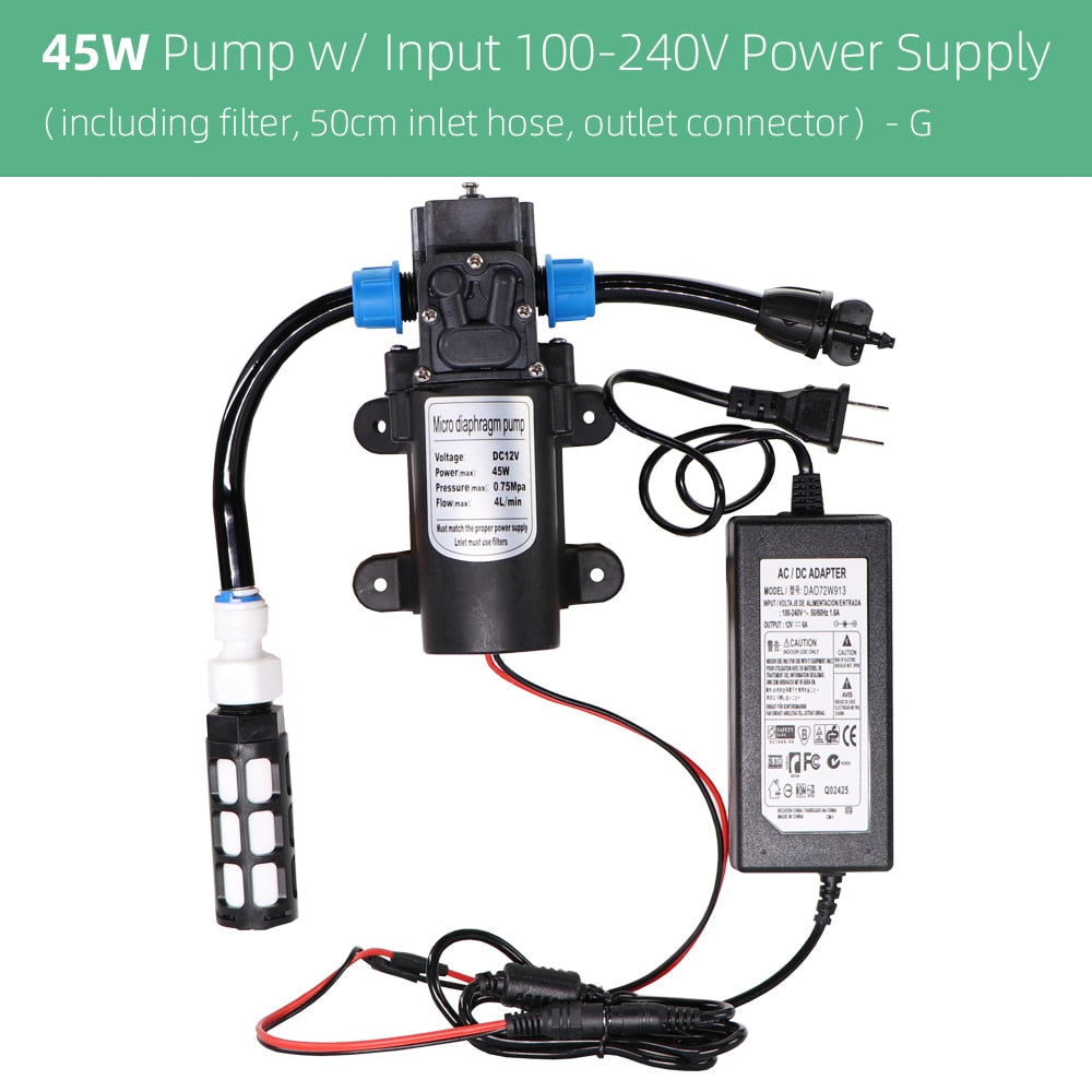 RBCFHI Misting Cooling System with 45W Pump Filter Kit