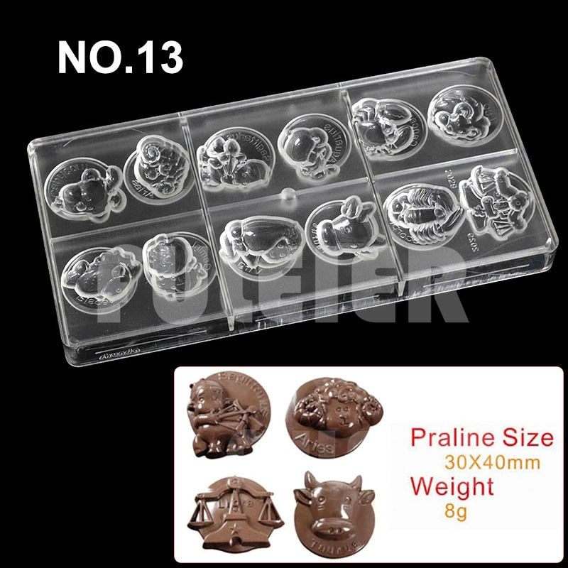 Polycarbonate Chocolate Molds
