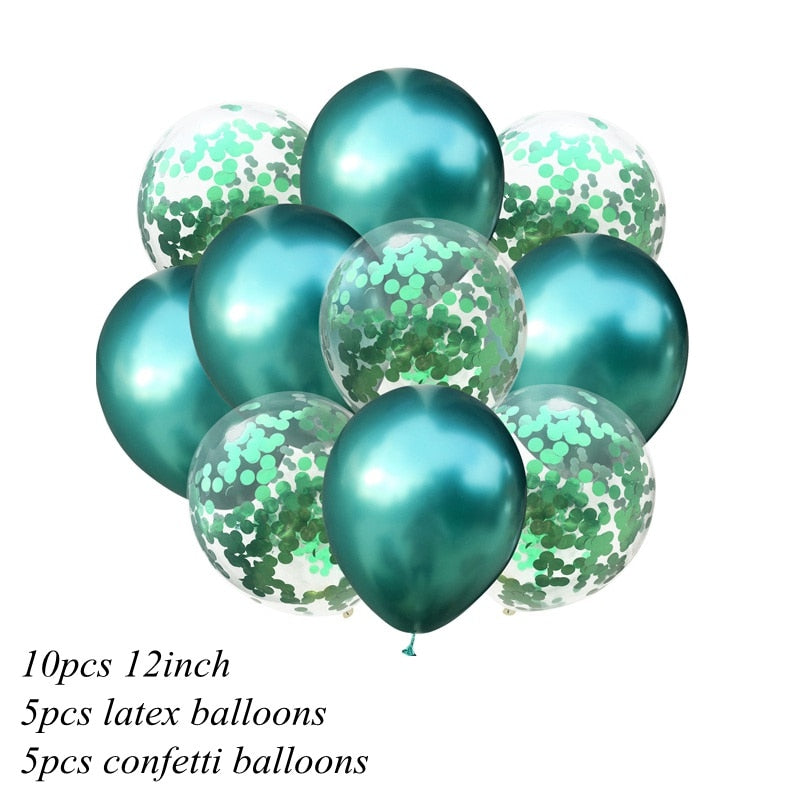 10Pc 1Assorted Color 2inch Metallic Balloons