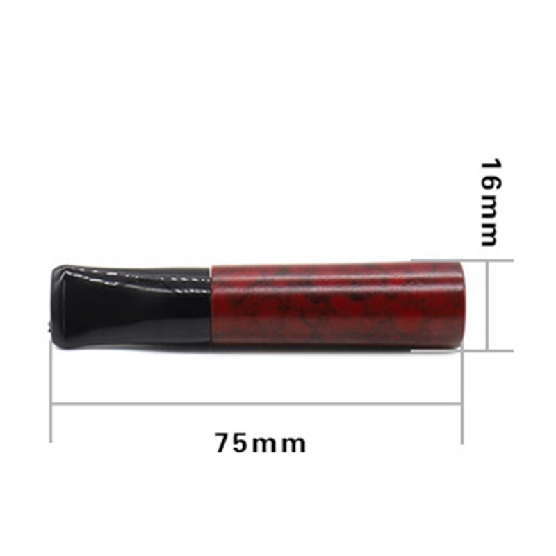 Activated Carbon Filter Wood Smoking Pipe With Mouthpiece