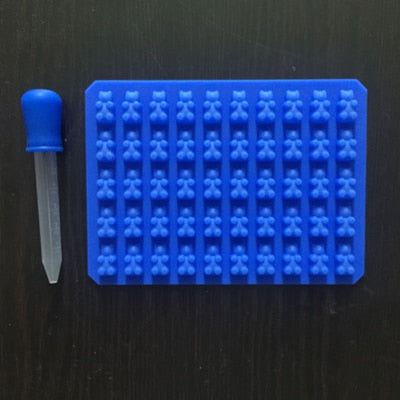 Assorted Color Silicone Gummy Bear/Chocolate Mold With Dropper