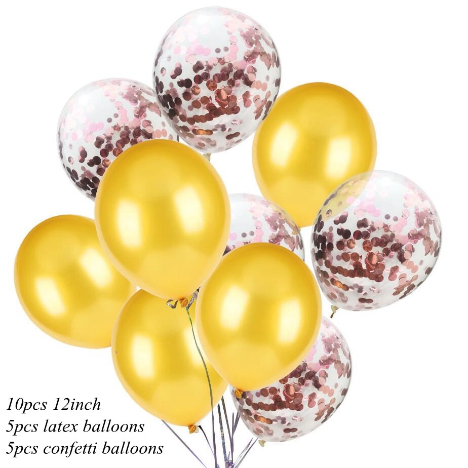 10Pc 1Assorted Color 2inch Metallic Balloons