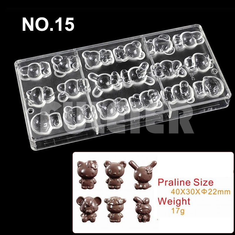 Polycarbonate Chocolate Molds