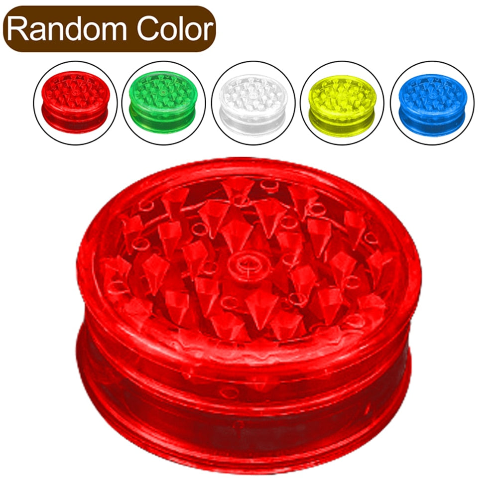 Colorful Plastic 3-layer Weed Grinder Grinder