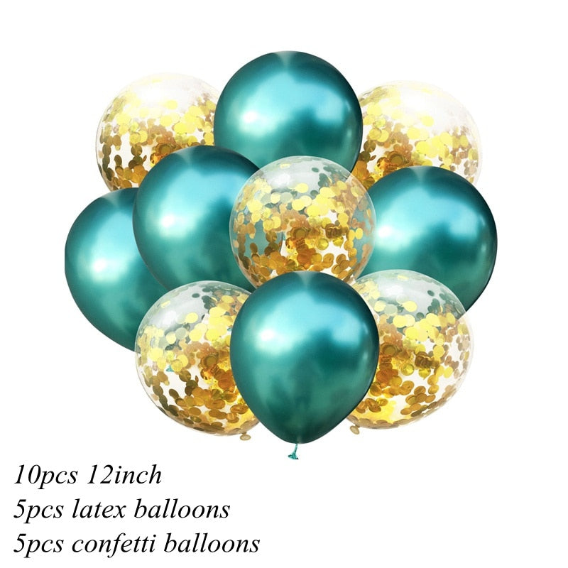 10Pc 1Assorted Color 2inch Metallic Balloons