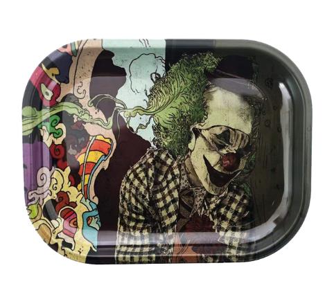 Pink Leaves 420 Rolling Paper Tray