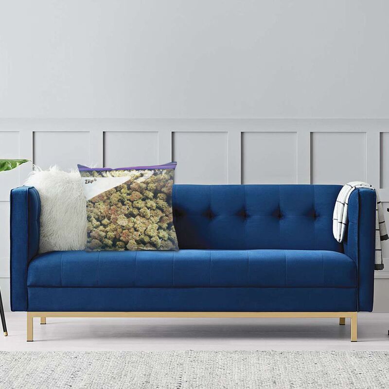 Assorted Cannabis-Themed Extra Large Dank Square Pillow Cases