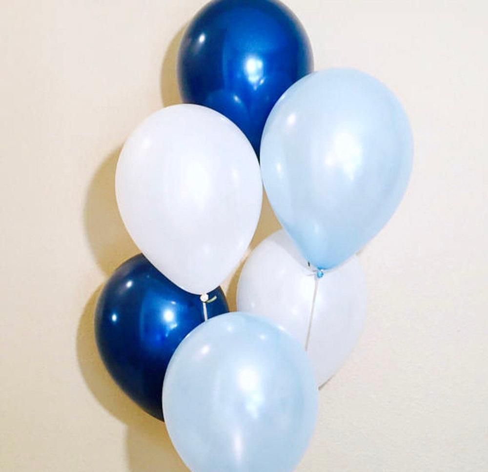 20pc Metal Gold Silver Balloons