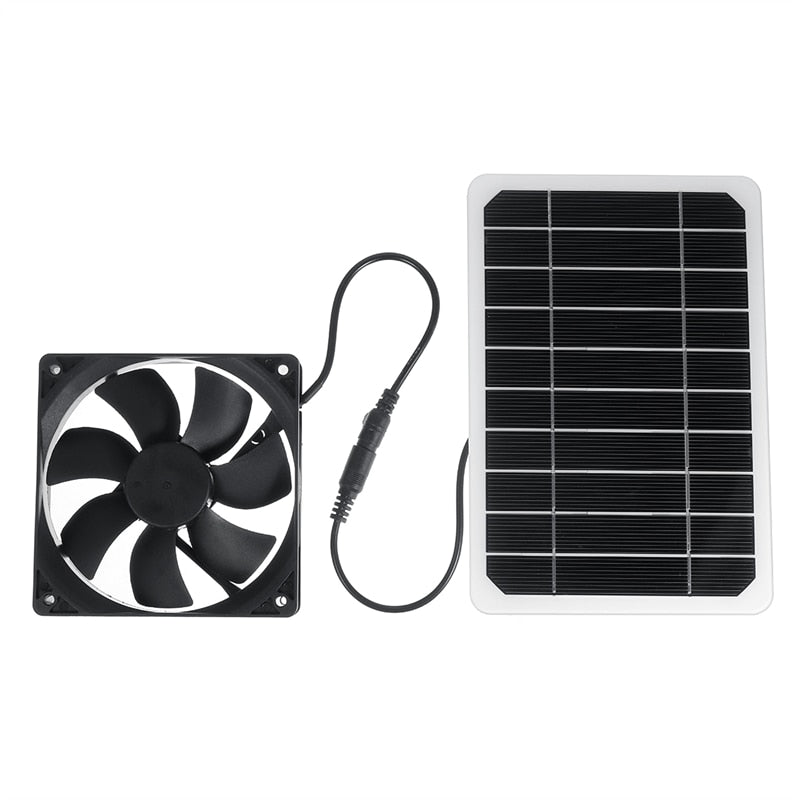 100W/50W 12V Greenhouse Solar Exhaust Fan