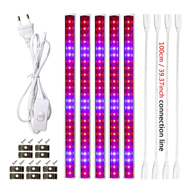 Phytolamp Full Spectrum LED tube bar Grow Light 85-265V