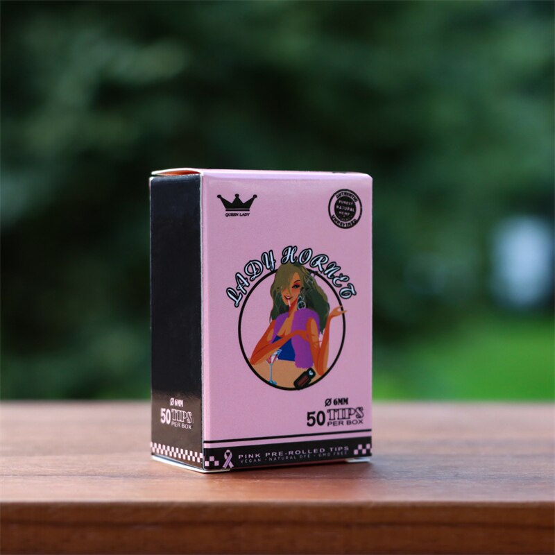 50Pcs/Box Pre Rolled Natural Unrefined Disposable Filters