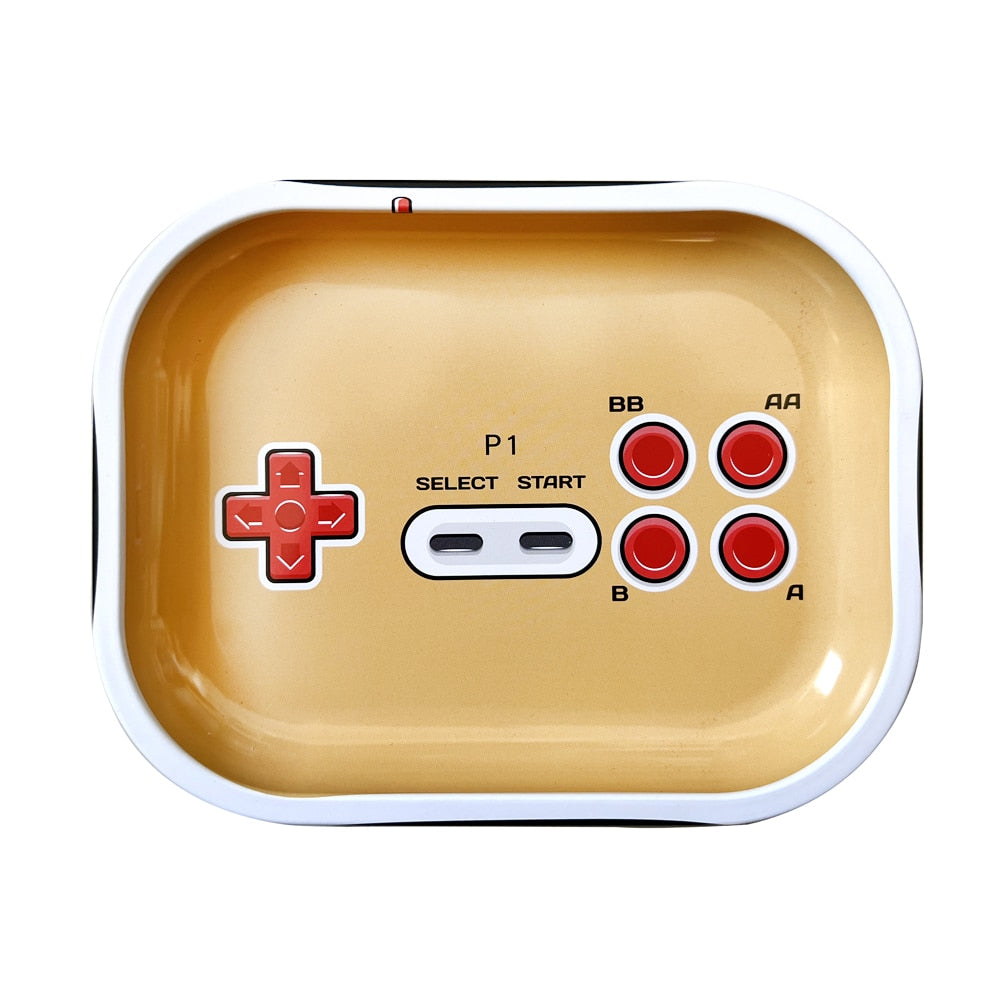 Pink Leaves 420 Rolling Paper Tray