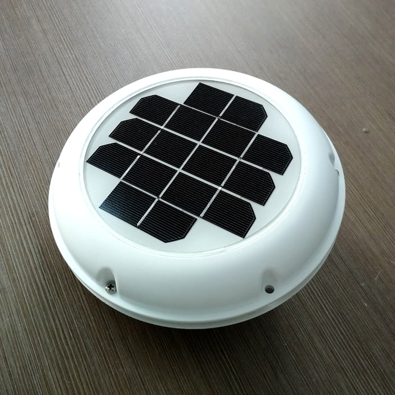 Rechargeable Greenhouse Solar Roof Vent Exhaust Ventilator