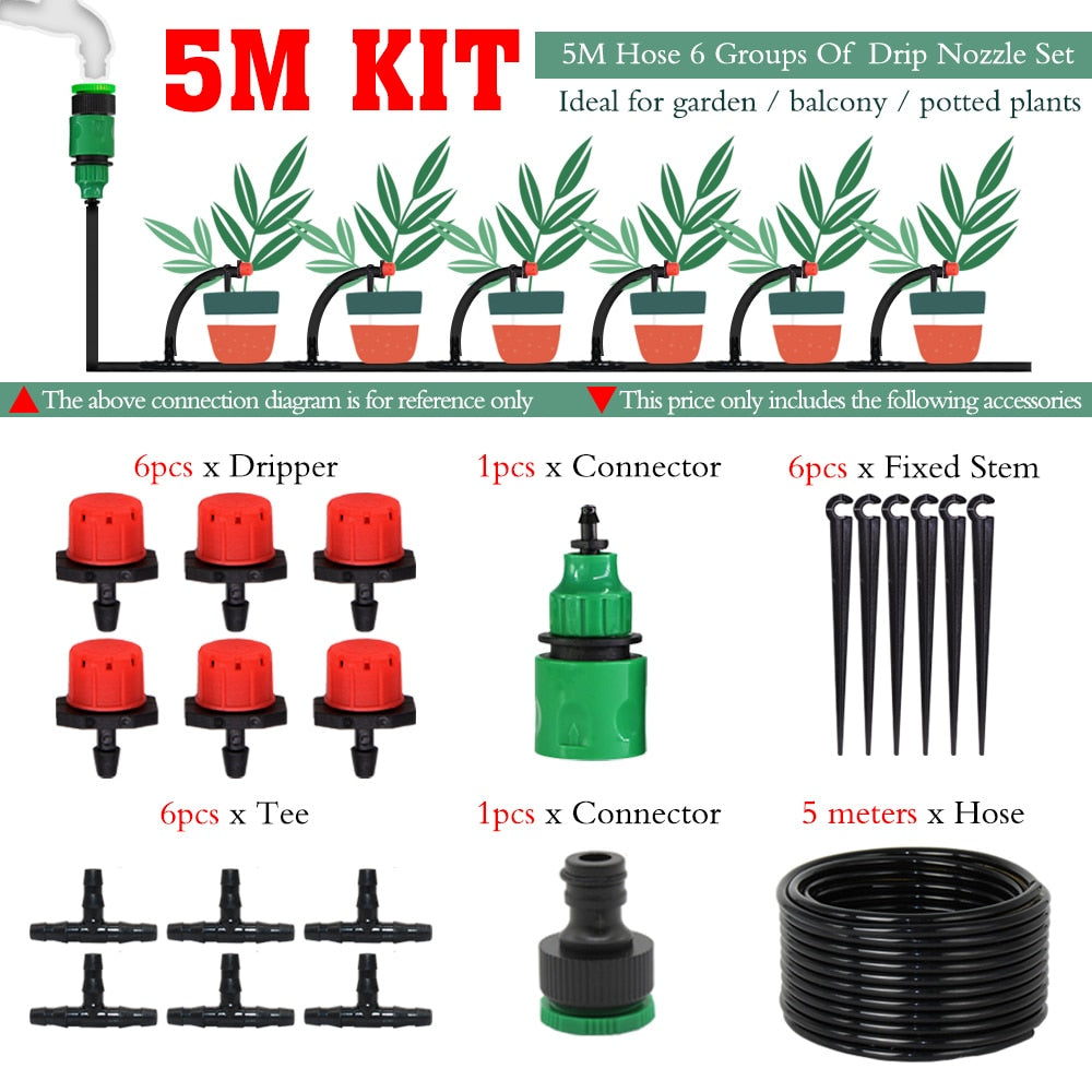 50M-5M Automatic Watering Drip Irrigation System