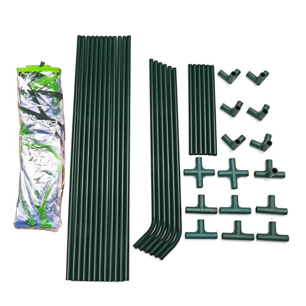 180x90x90cm Greenhouse with PVC Transparent Plant Cover and Frame