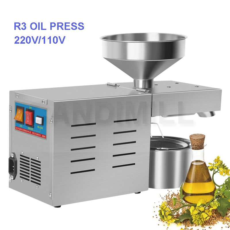 R3S/R3 Cold Hot Oil Press Intelligent Temperature Control Oil Extraction Machine