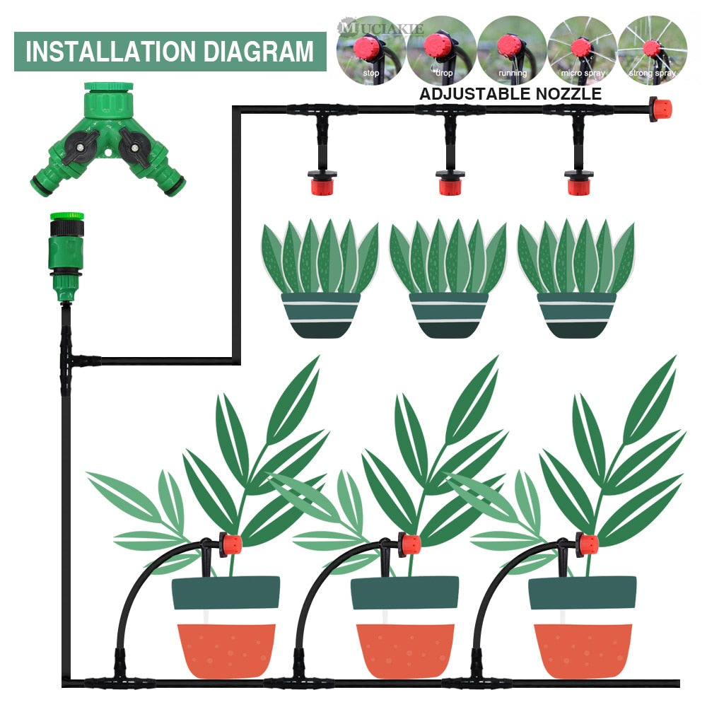 50M-5M Automatic Watering Drip Irrigation System