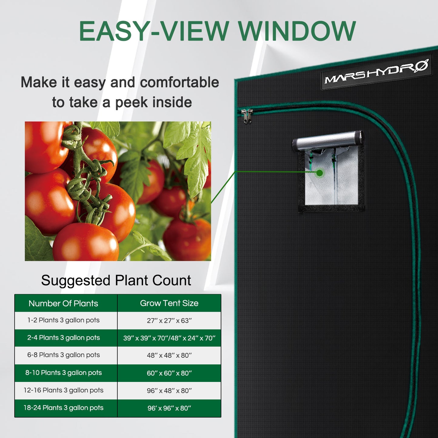 1680D Mars Hydro Indoor Grow Tent