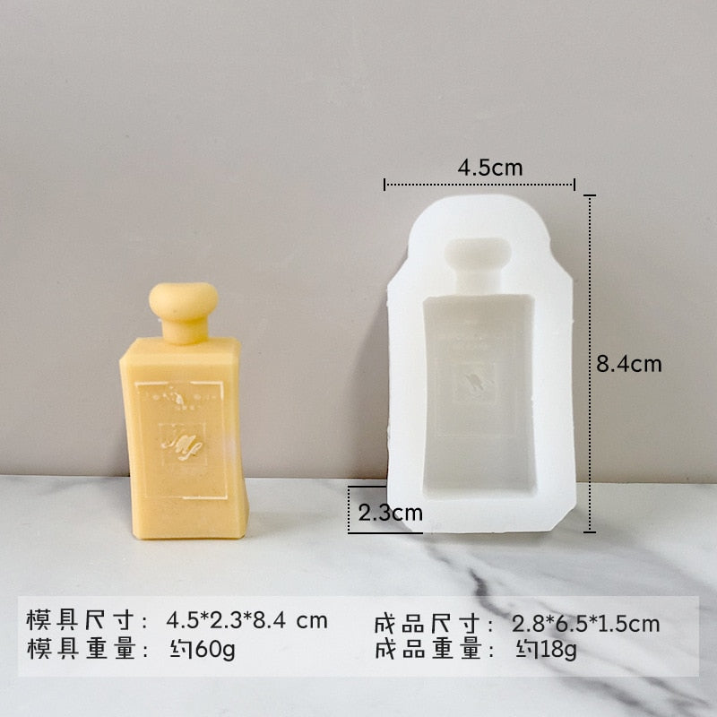 Perfume Bottle Shape Soap/Candle Molds