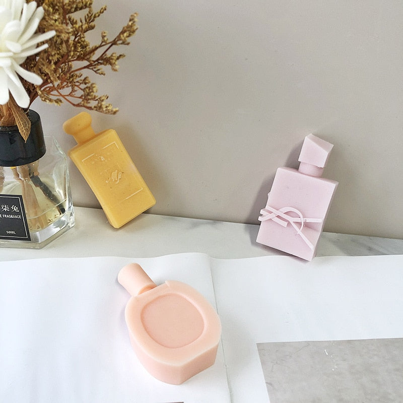 Perfume Bottle Shape Soap/Candle Molds