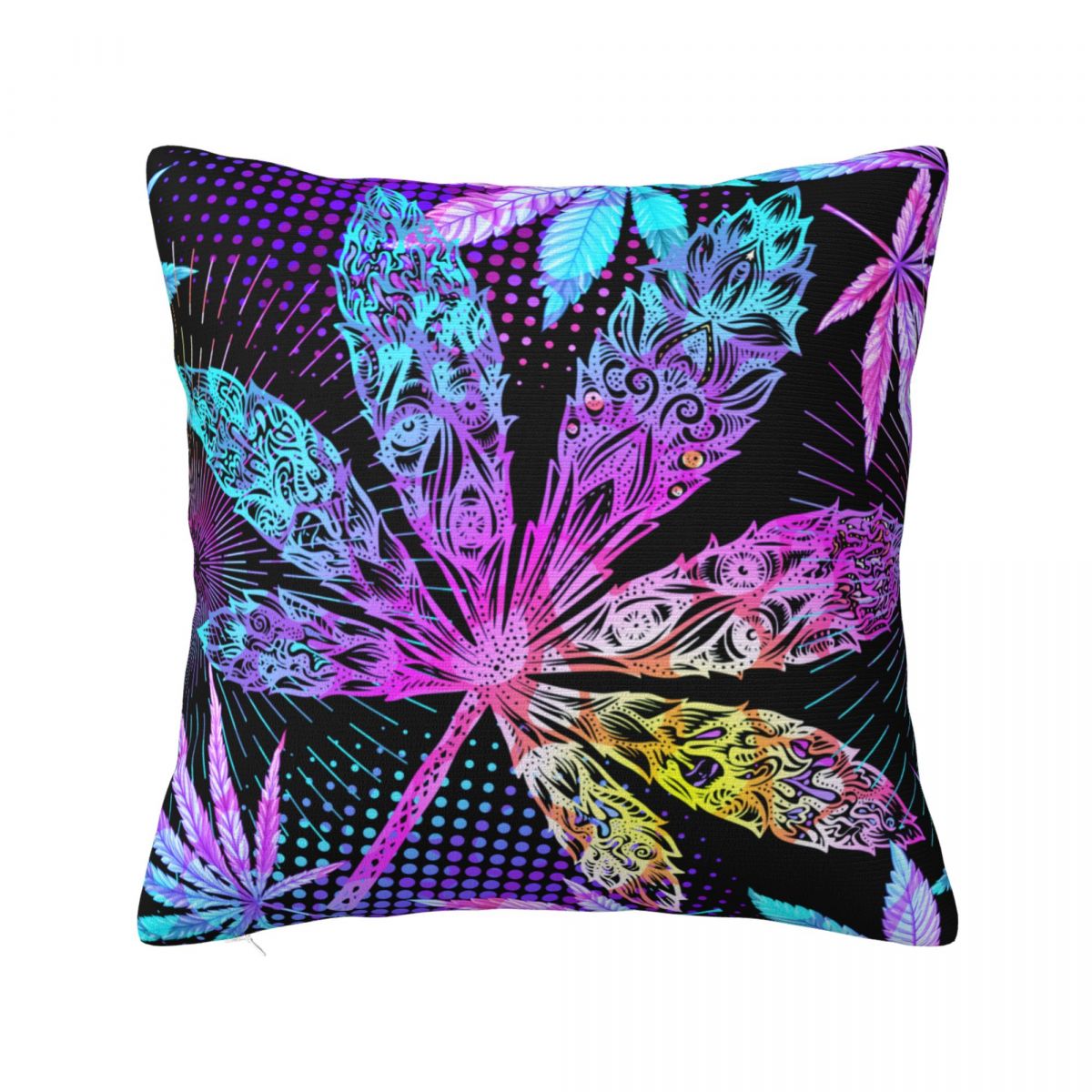 Assorted Cannabis Leaves Pillowcases