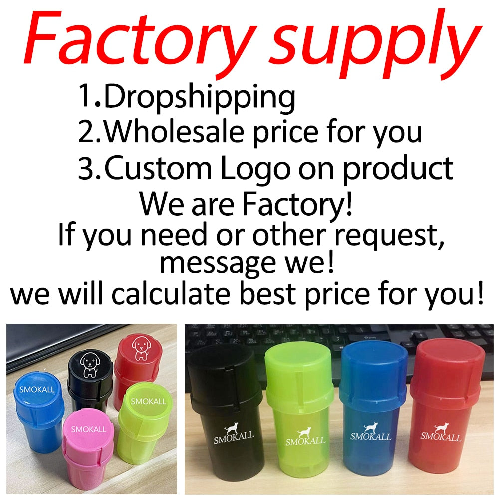 Colorful Plastic Grinder And Storage Cases