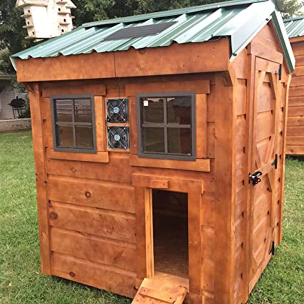 Solar Panel Weatherproof Fan Kit