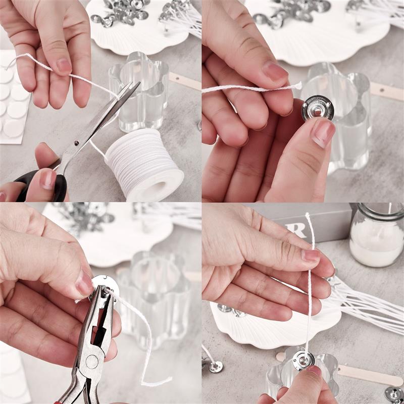 100 Pcs Durable Metal Wick Sustainers