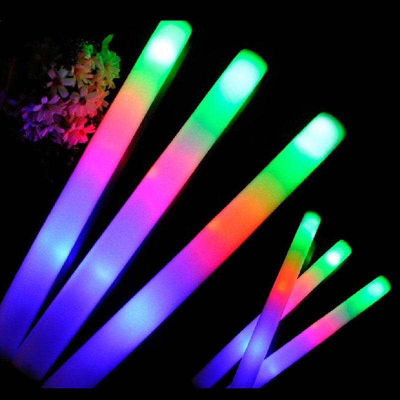 30/60Pcs Colorful LED Glow Sticks