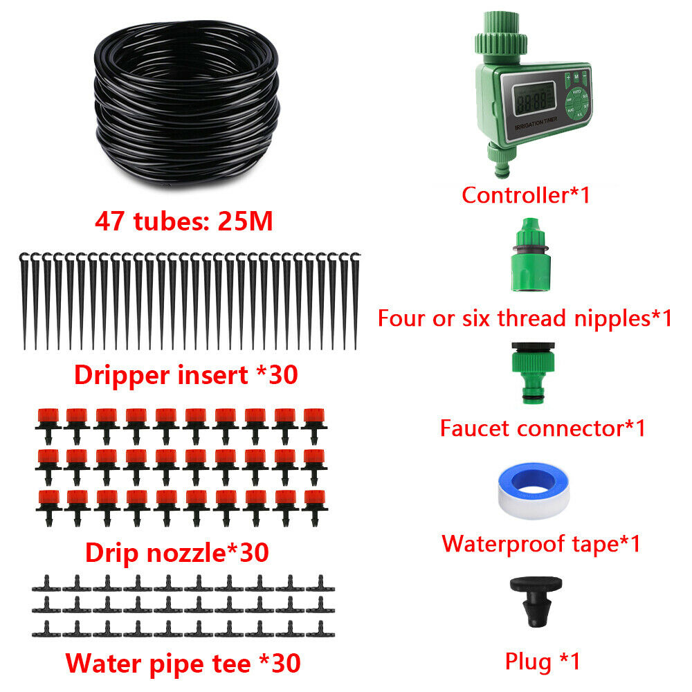 25M Automatic Watering Drip Irrigation System