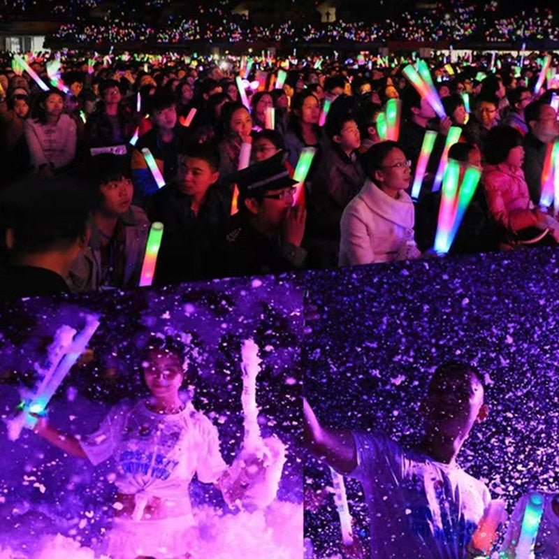 30/60Pcs Colorful LED Glow Sticks