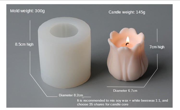 Assorted Aesthetic Coral Shell Silicone Soap Molds