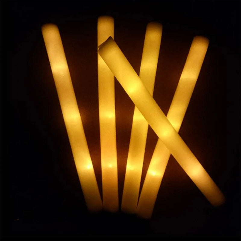 30/60Pcs Colorful LED Glow Sticks