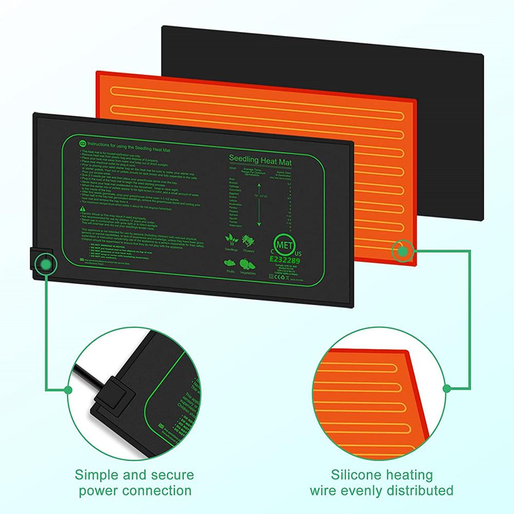 Seedling Heating Mat With Waterproof Thermostat