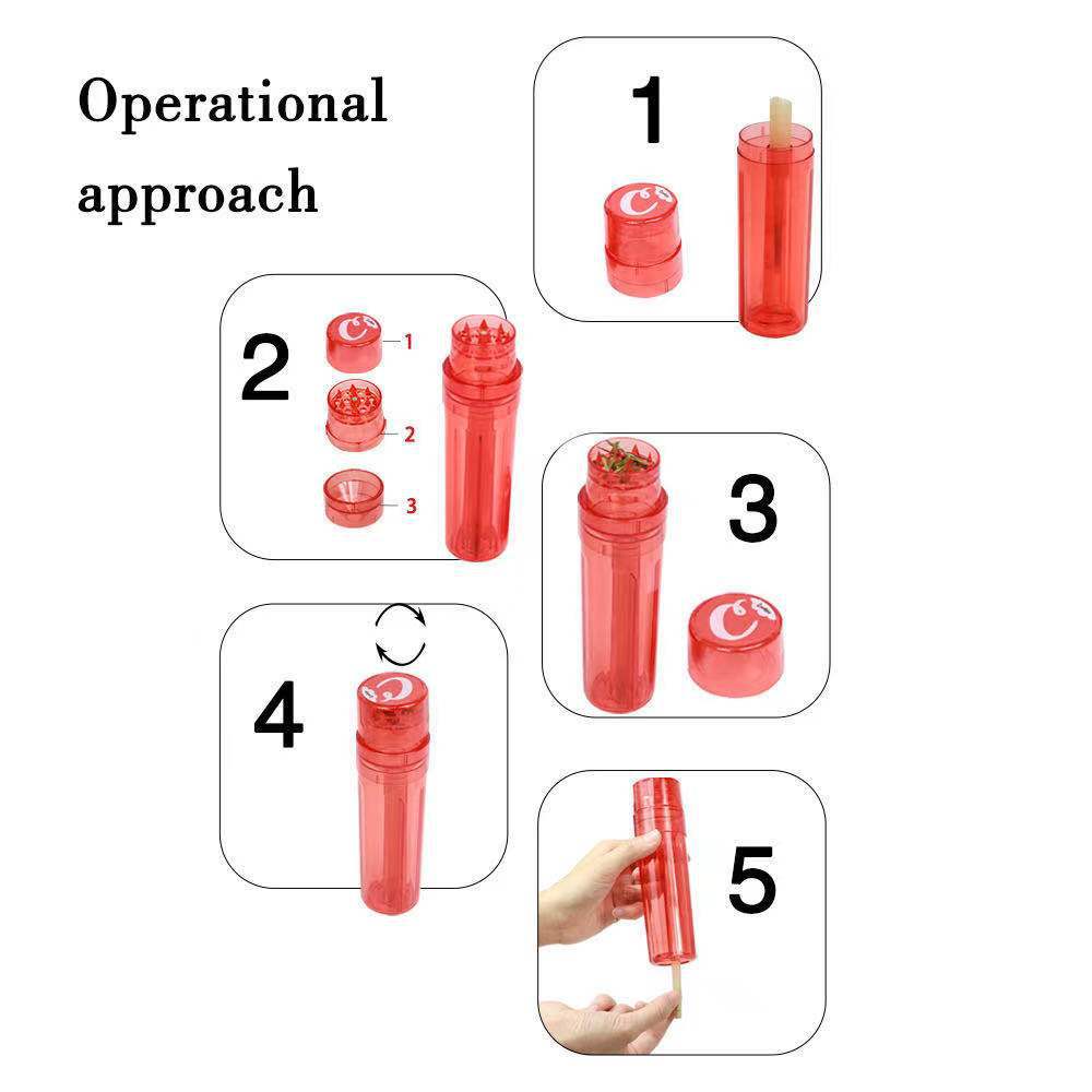 Plastic Grinder With Storage Case Box