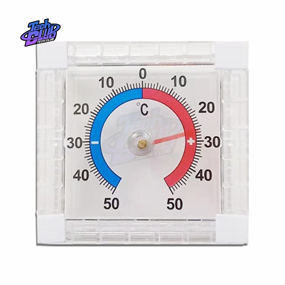 Self Adhesive Round High Accuracy Thermometer For Indoor/Outdoor Wall Greenhouses