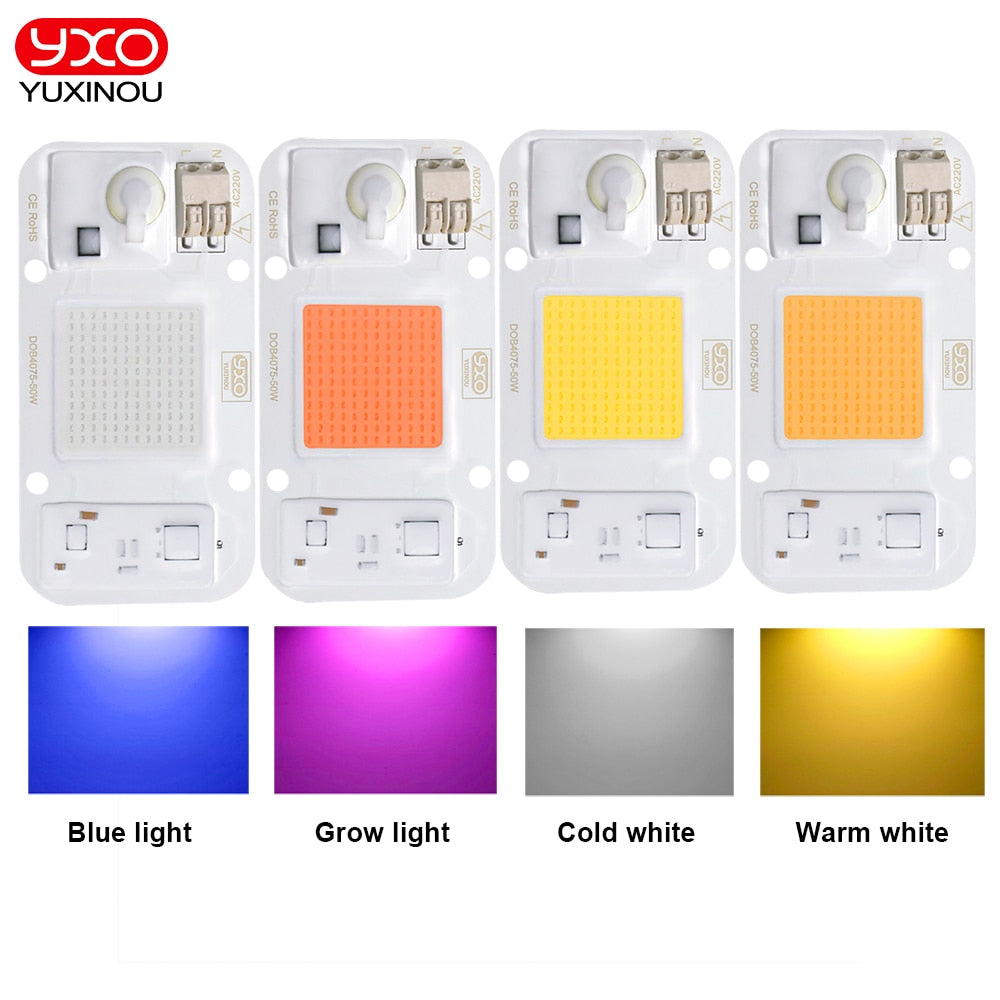 50W Driverless DOB Full Spectrum LED Chip