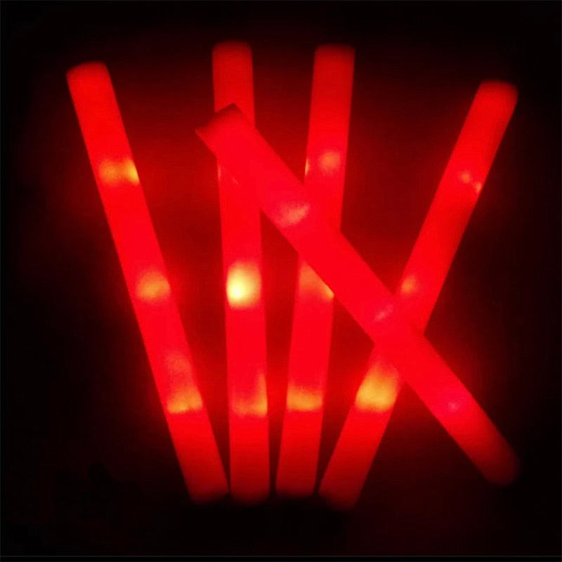 30/60Pcs Colorful LED Glow Sticks