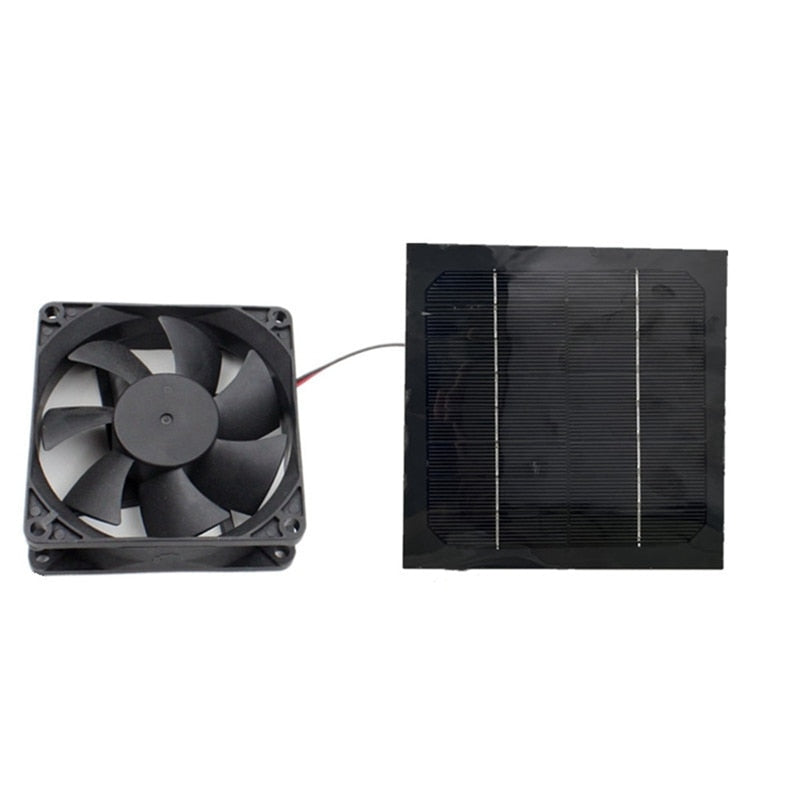 2 20W Greenhouse Solar Exhaust Fan/ Air Extractors
