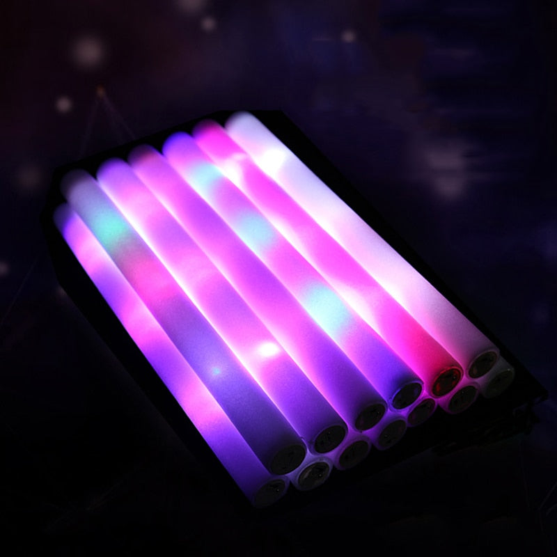 30/60Pcs Colorful LED Glow Sticks