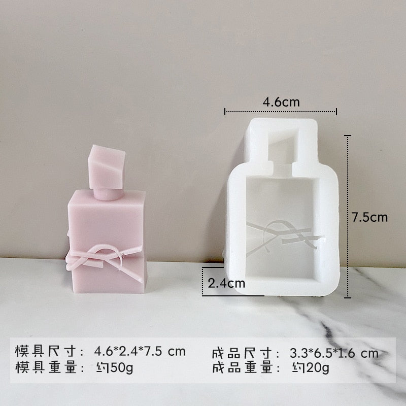 Perfume Bottle Shape Soap/Candle Molds