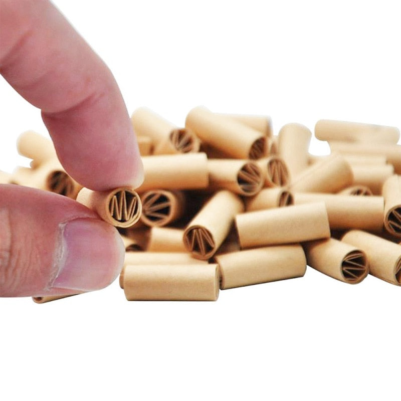 150Pcs 6MM Natural Unrefined Pre-rolled Tips
