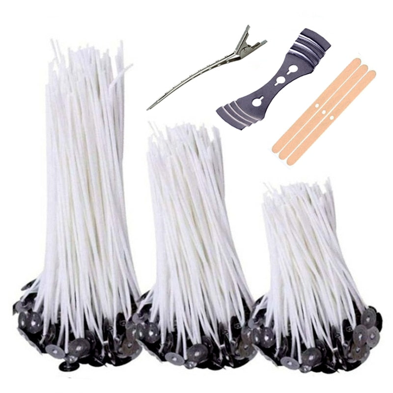 103pc Waxed Cotton Candle Wick Set with Stand