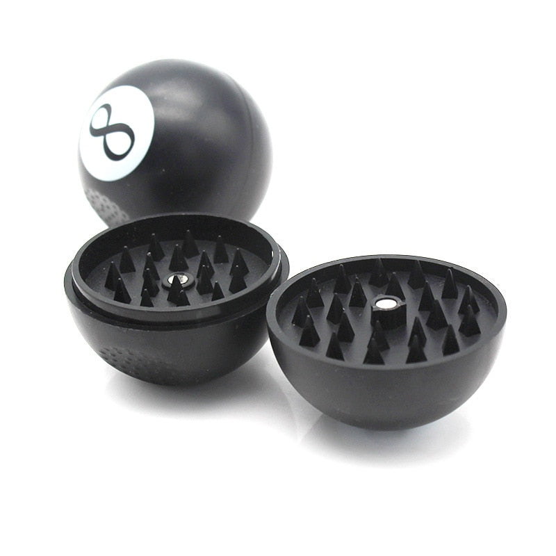 8-Ball Portable Plastic Weed Grinder