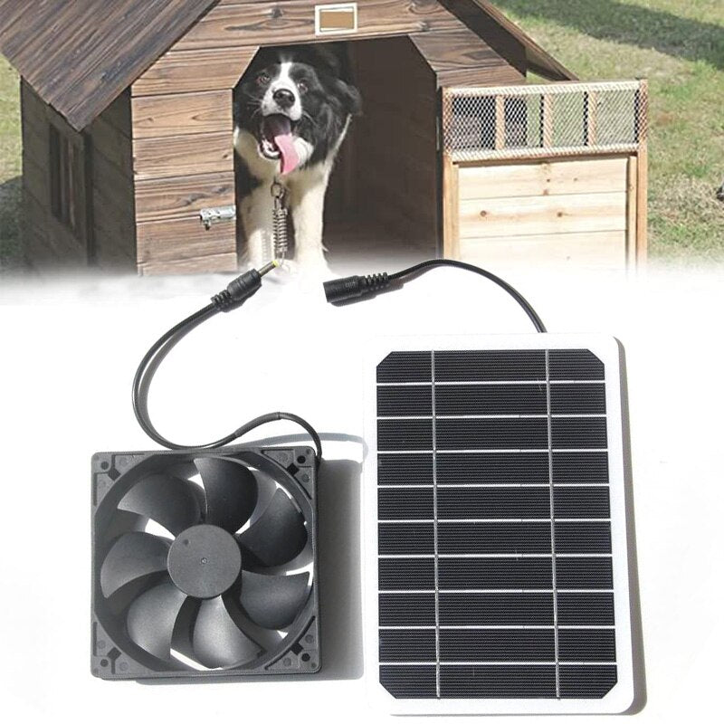 5V 6W Mini Solar Panel Fan Set
