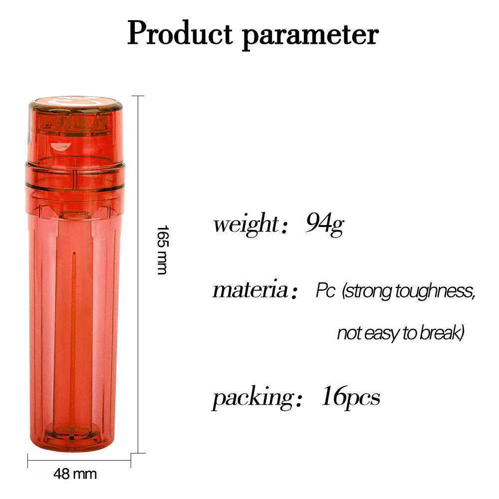 Plastic Grinder With Storage Case Box