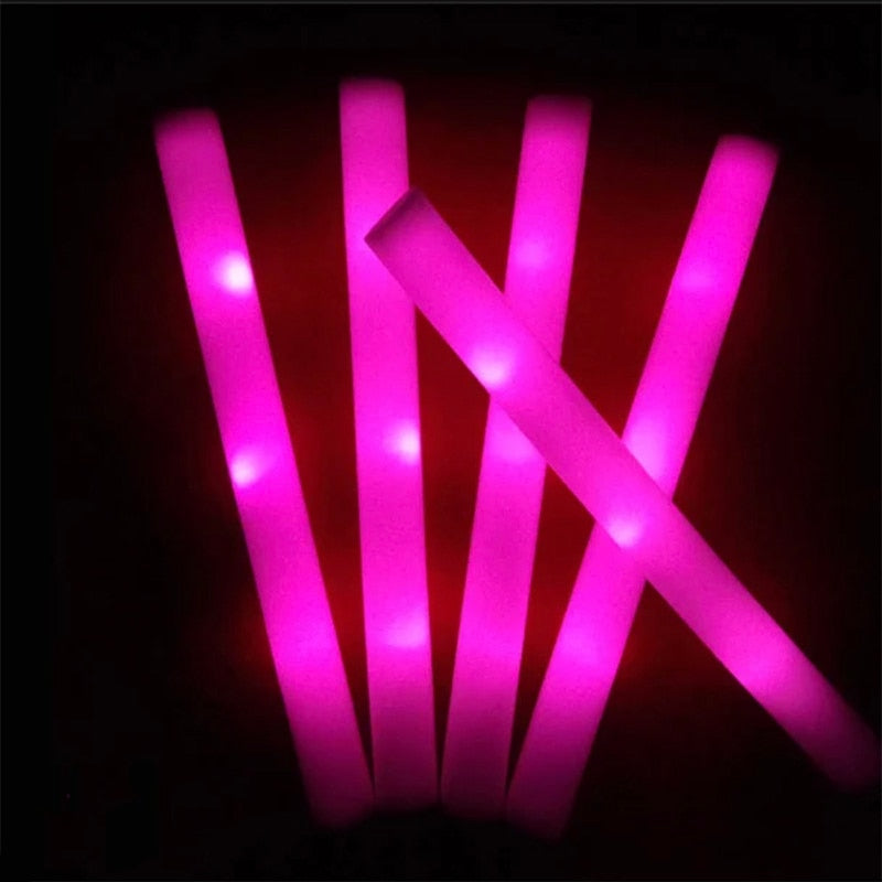 30/60Pcs Colorful LED Glow Sticks