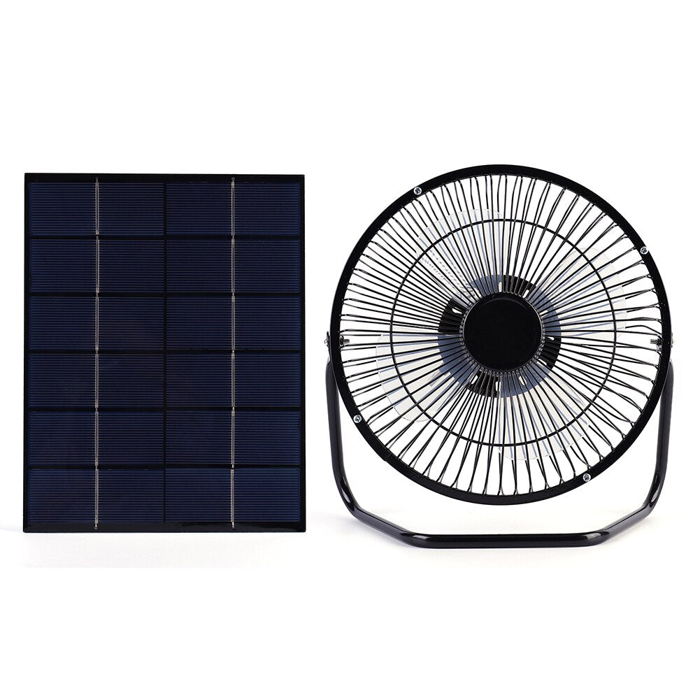 7W 6V 8 inch USB Solar Exhaust Fan Air Extractor