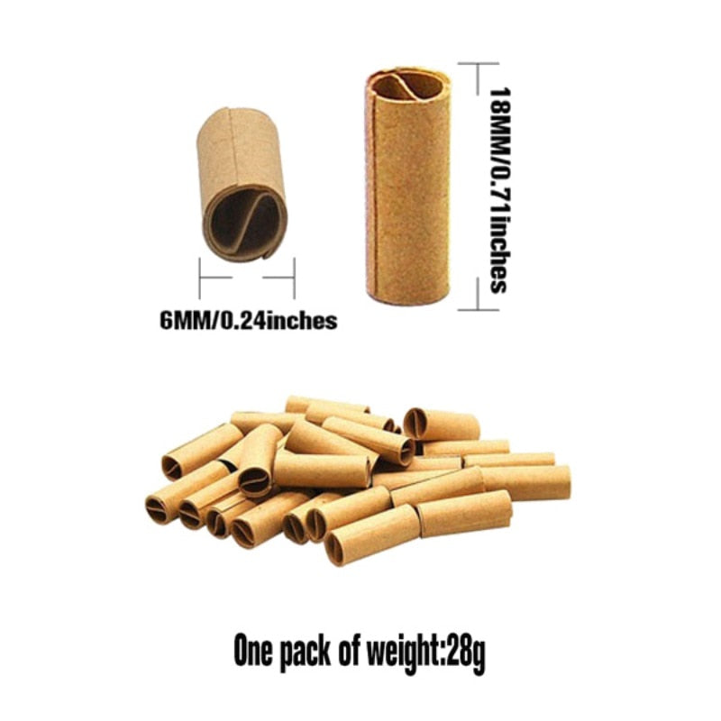 150Pcs 6MM Natural Unrefined Pre-rolled Tips