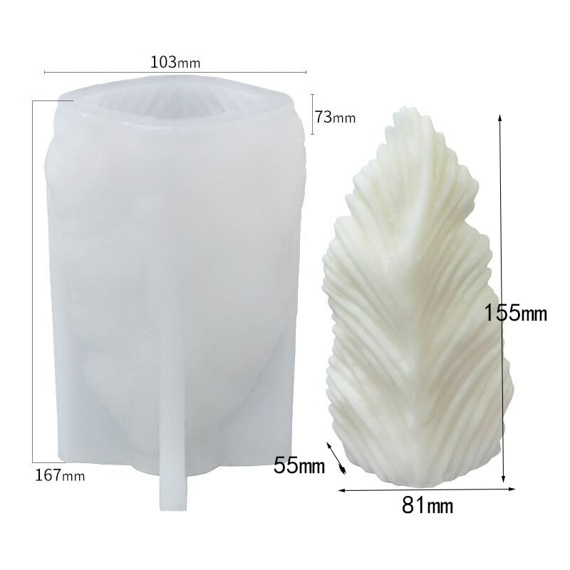 Assorted Aesthetic Coral Shell Silicone Soap Molds